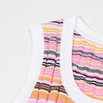 Load image into Gallery viewer, Women's Custom Round Neck Sleeveless Tencel Knit Dress