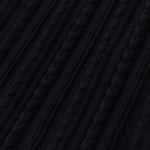 Load image into Gallery viewer, Women's Custom Black Round Neck Sleeveless Knit Dress