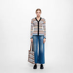 Load image into Gallery viewer, Women's V-Neck Long Sleeve Tencel Knit Cardigan