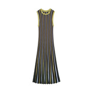 Round Neck Sleeveless Knit Dress