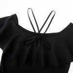 Load image into Gallery viewer, Black Off Shoulder Knit Sweater