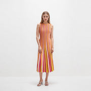 Round Neck Sleeveless Knit Dress