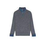 Load image into Gallery viewer, Women's Custom Gray Lapel Wool Knit Sweater | OEM/ODM Knitwear Manufacturer