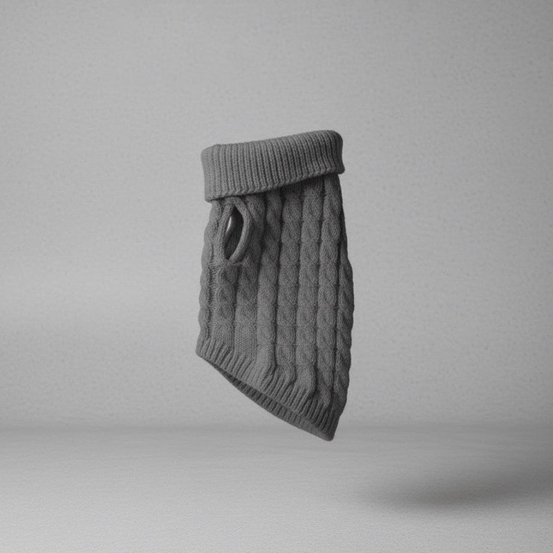 Solid Cable Knit Pet Sweater | Custom OEM/ODM Manufacturer