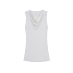 Load image into Gallery viewer, Women's Custom Gray Round Neck Sleeveless Wool Knit Vest | OEM/ODM Knitwear Manufacturer