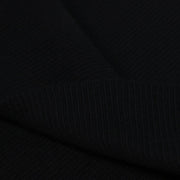 Black Short Sleeve Knit Dress Wool