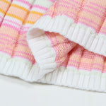 Load image into Gallery viewer, Women's Custom Pink Polo Collar Long Sleeve Tencel Knit Sweater