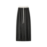 Load image into Gallery viewer, Women's Custom Gray Wool Knit Skirt | OEM/ODM Knitwear Manufacturer