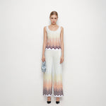 Load image into Gallery viewer, Women's Custom White Sleeveless Knit Top