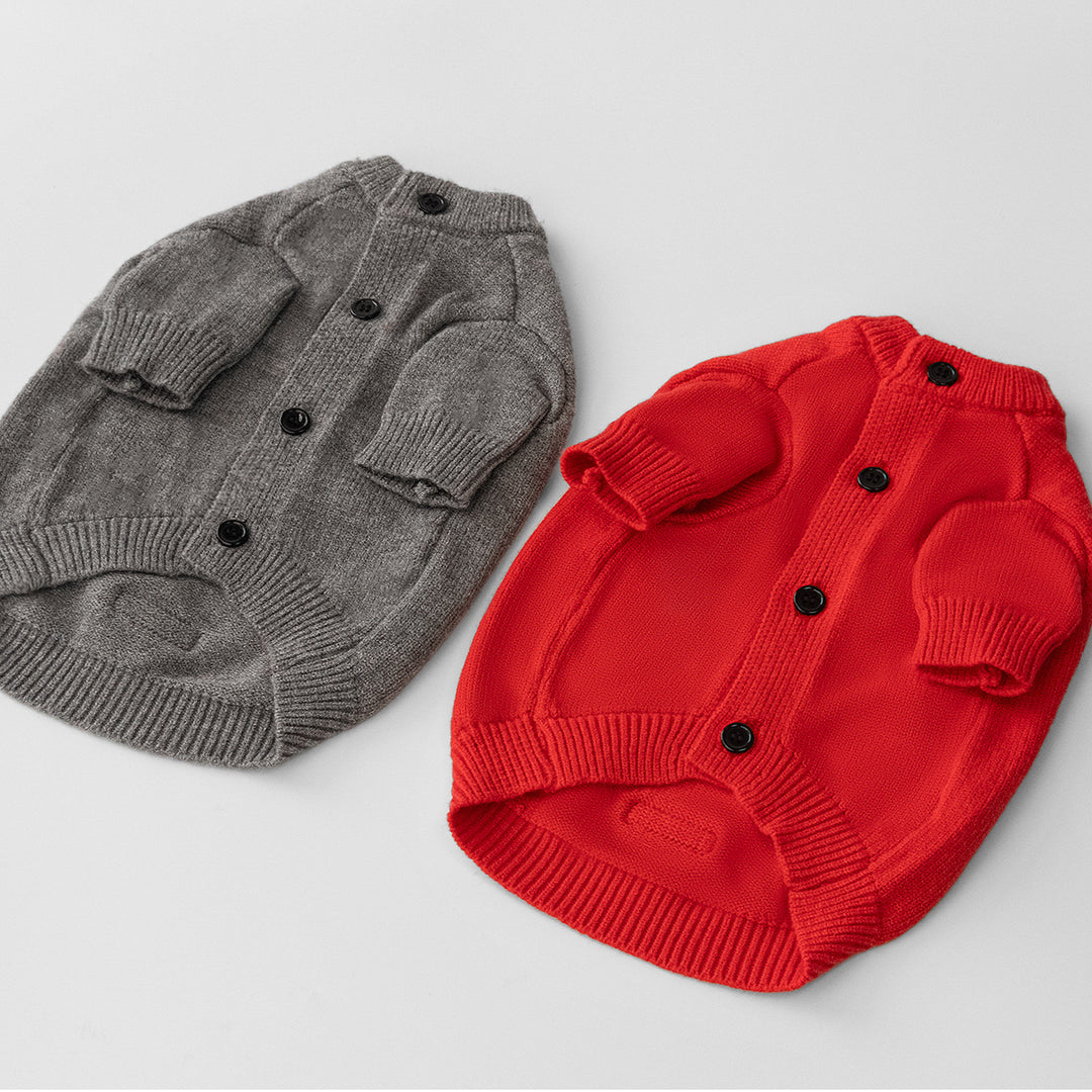 Warm Autumn/Winter Pet Knit Sweater | Custom Label Support
