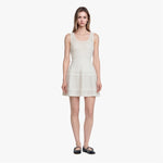 Load image into Gallery viewer, White Round Neck Sleeveless Knit Dress